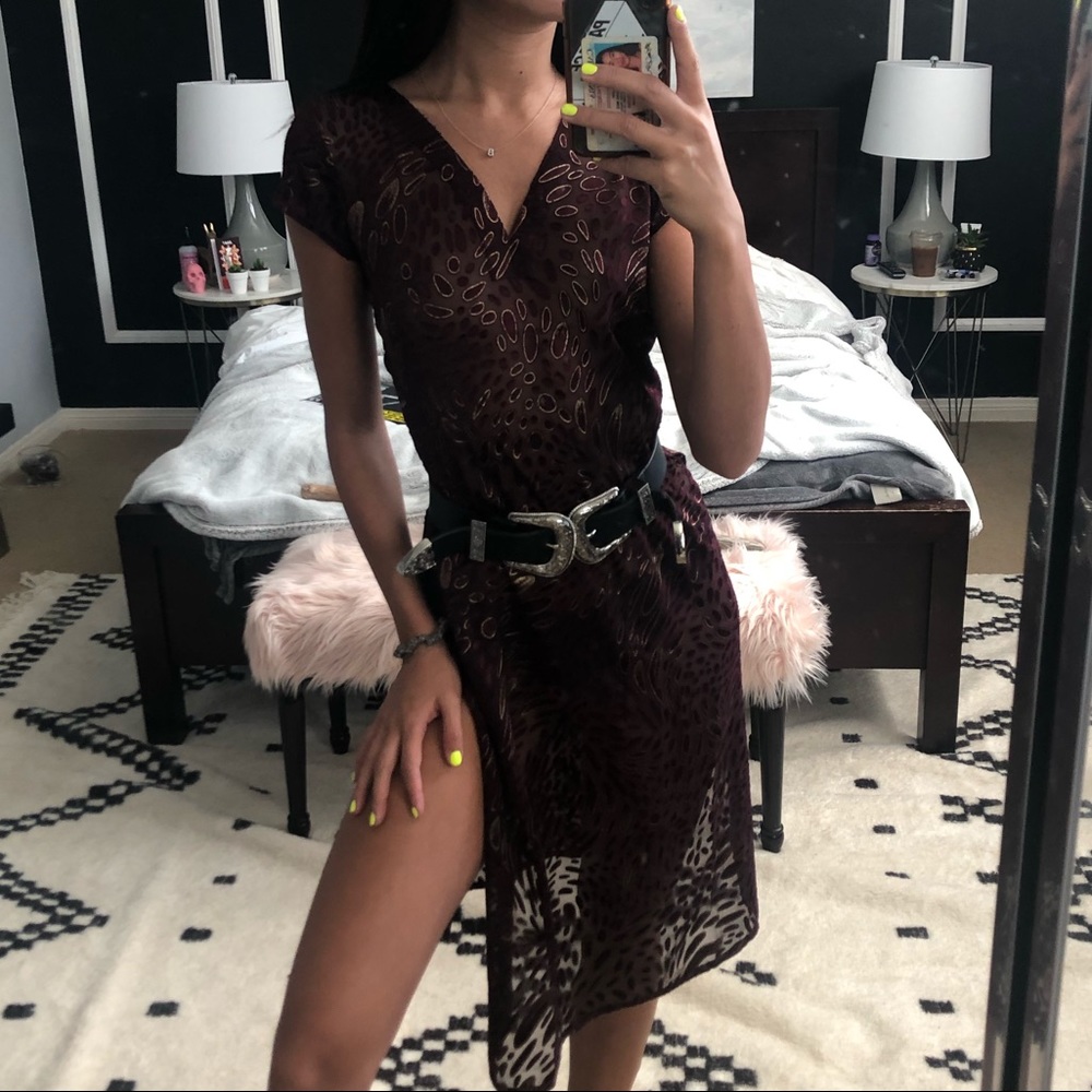 vintage sheer festival dress
